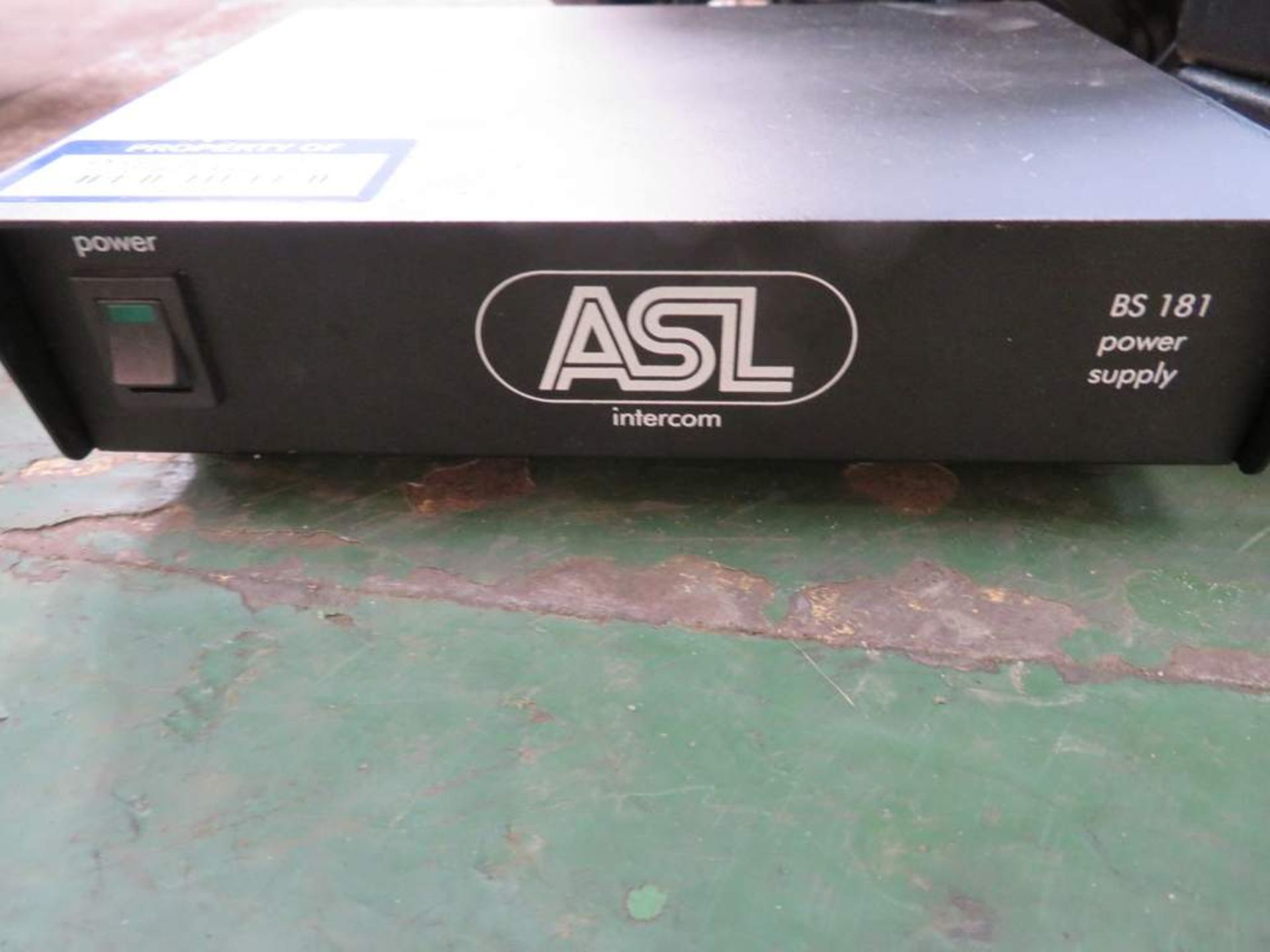 ASL4 station intercom system with power supply and headsets - Image 2 of 7