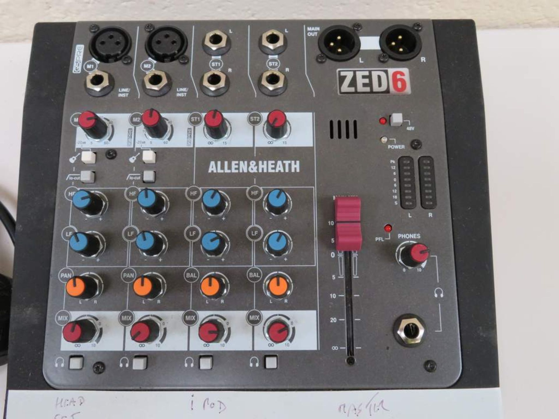 Allen & Heath Zed 6 sound mixer - New - Image 2 of 7