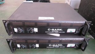 C Mark 2200 Pro stereo amps