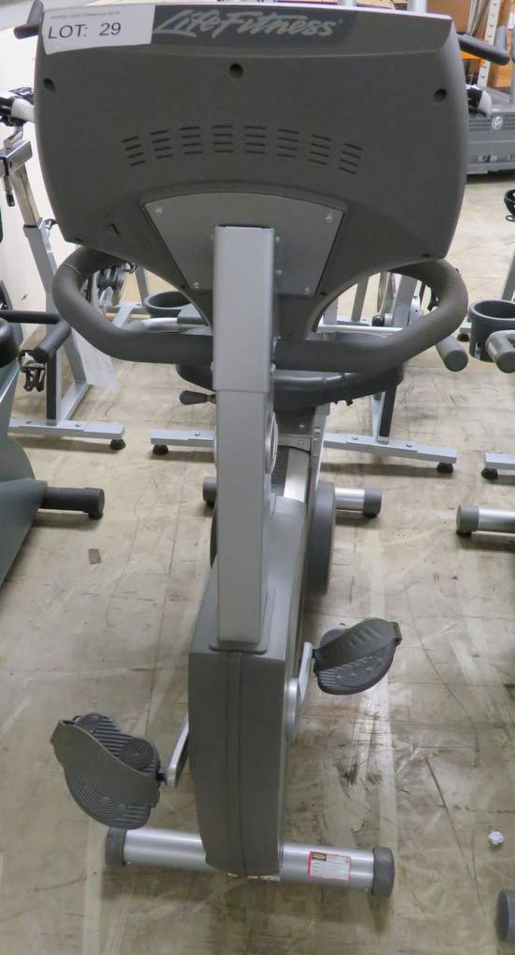 Life Fitness 95 Ri Recumbent Exercise Bike - Bild 8 aus 9