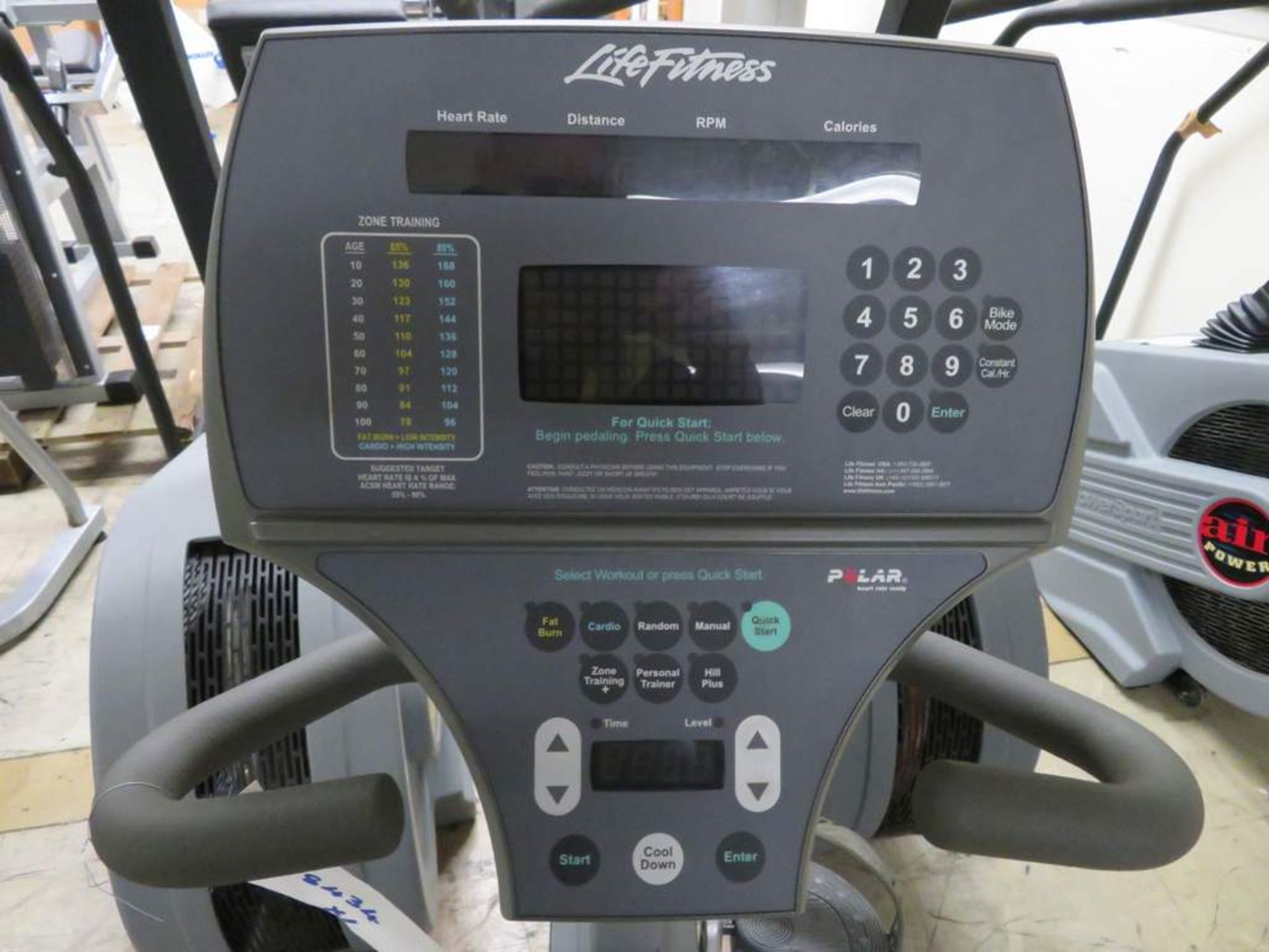 Life Fitness 95 Ri Recumbent Exercise Bike - Image 3 of 8