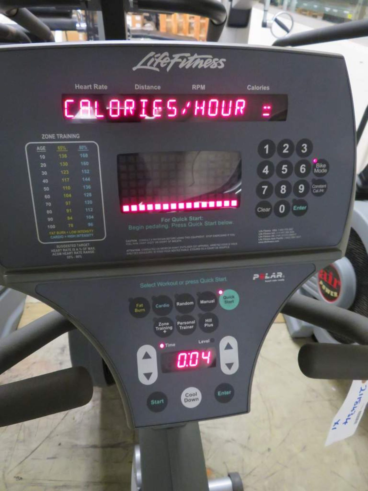 Life Fitness 95 Ri Recumbent Exercise Bike - Image 7 of 9