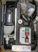 MAX 35/50 PLUS 110V MAGDRILL C/W CARRY CASE; SPARES OR REPAIR