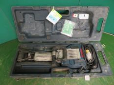 BOSCH TYPE GSH 16 110V ELECTRIC BREAKER C/W CARRY CASE