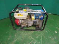 CRADLE MOUNTED PETROL GENERATOR WITH 110 & 240V OUTLETS