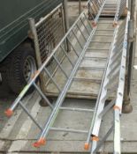 3x Scaffolding ladders