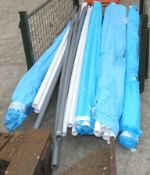 Lengths of plastic piping