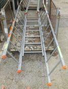 3x Scaffolding ladders