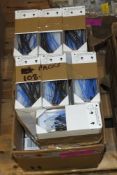 Assorted small electricians cable ties - 90 per box (approx) - 108 boxes