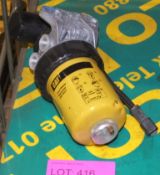 "CAT" 250-6527 Fuel / Water Seperator C/W Electric Pump (as new)