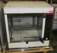 Ubert RET 307 - Compact Rotisserie oven, 1 door missing