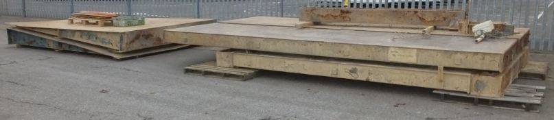 40 Tonne Surface Mounted Steel Weighbridge - Roll on Roll off - 16x3 (10M bed) - Dismantle