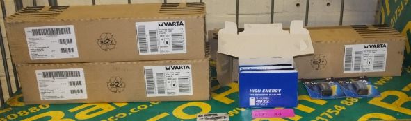 Varta square batteries - 1.5V - PP3 - 50 per box - 3 boxes