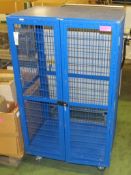 Caged Storage Unit L96 x W63 x H167cm