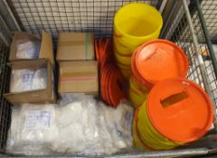 Various Medical Gowns & Shrouds, Sharps buckets