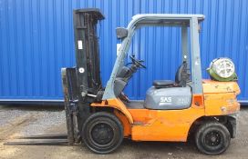 Toyota Forklift - 3T - Model 02 7FGF30 - Hours run 18292 - Recently serviced but need repa