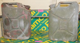 2x Jerry cans