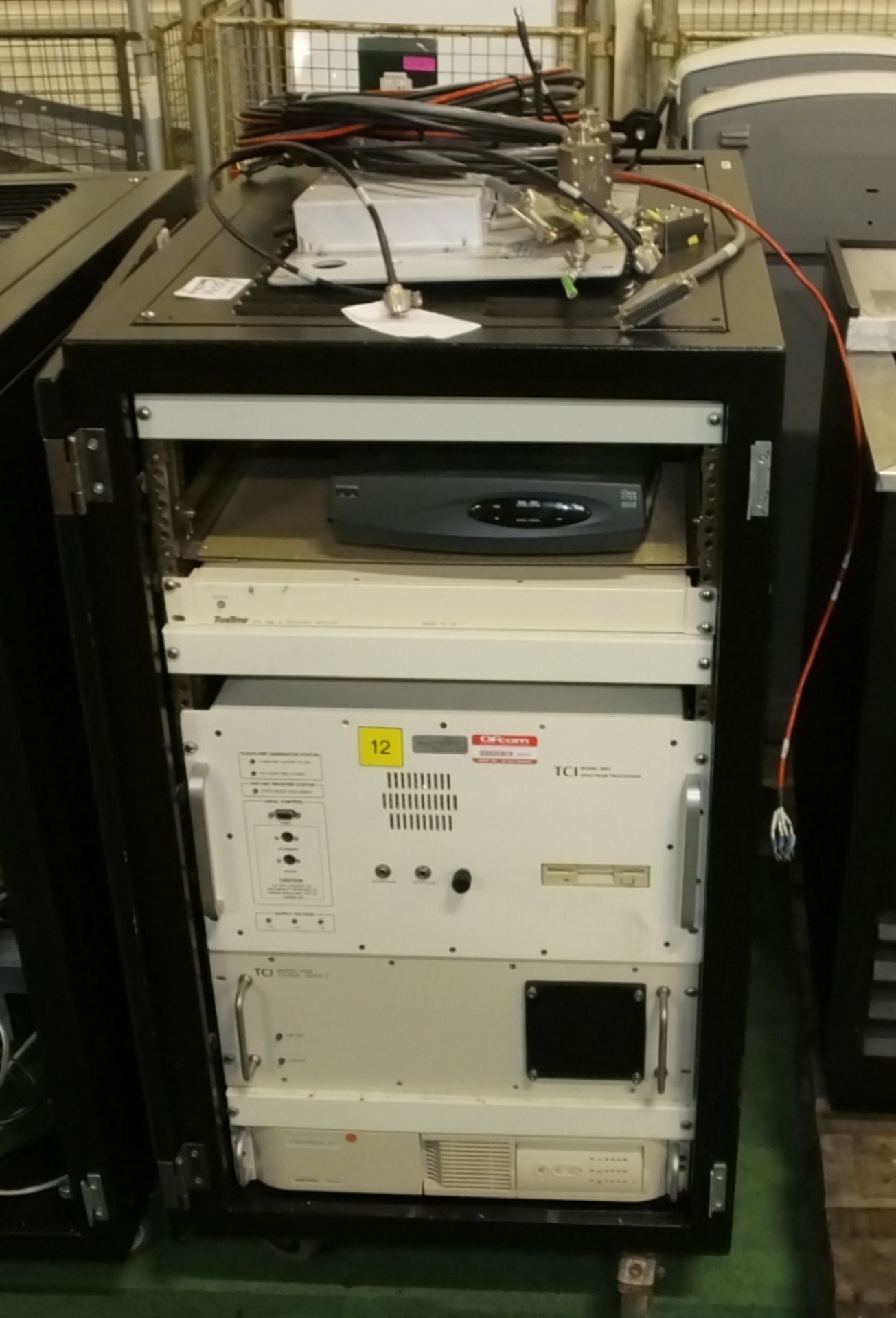 TCI RF direction finding server unit. Model TCI 8067A- S/N 8085-022094