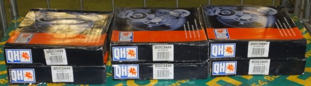 6x QH BDC3449 Brake disc assemblies