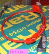 1x Pair of Battery cables - Negative & Positive (as new)