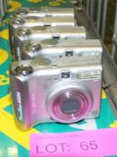 5x Canon Powershot A520 digital cameras