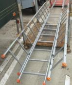 3x Scaffolding ladders