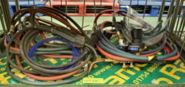 Welding Hoses. Regulators. Torch. Cable. Visor.