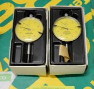 2x Mercer Dial Gauges.