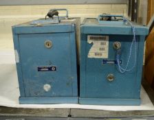 2x Security Safe Boxes L 400 x W 230 x H 300mm.