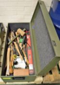Toolbox 1000 x 400 x 300mm with Woodworking Tools.
