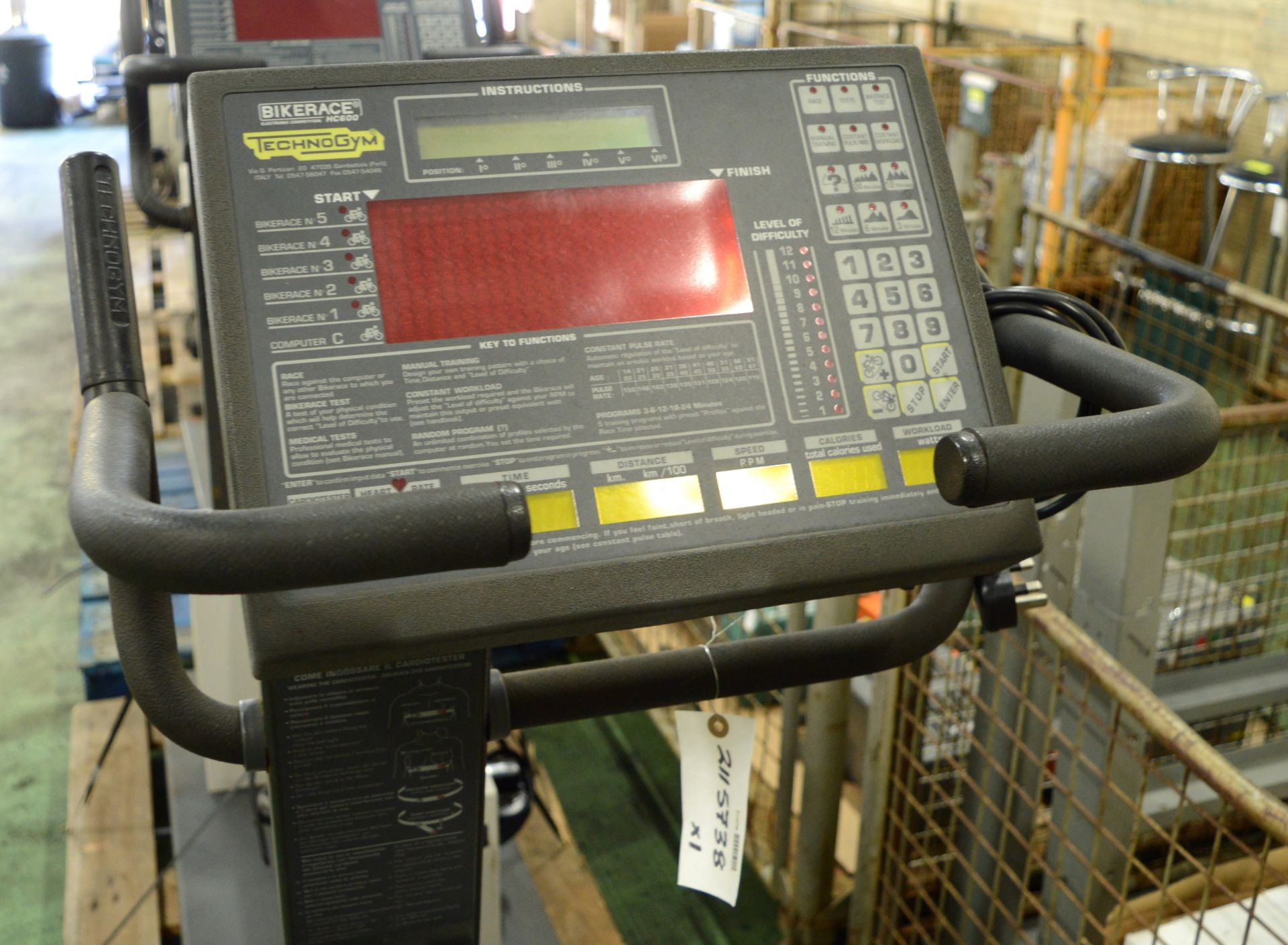 TechnoGym Bike Race HC600 Exercise Bike. - Image 2 of 2