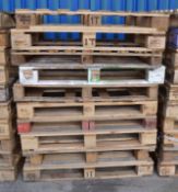 10x Standard Wooden Pallets 1200 x 1000mm.