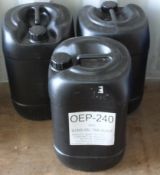3x OEP-240 34D 25ltr. COLLECTION FROM CROFT ONLY.
