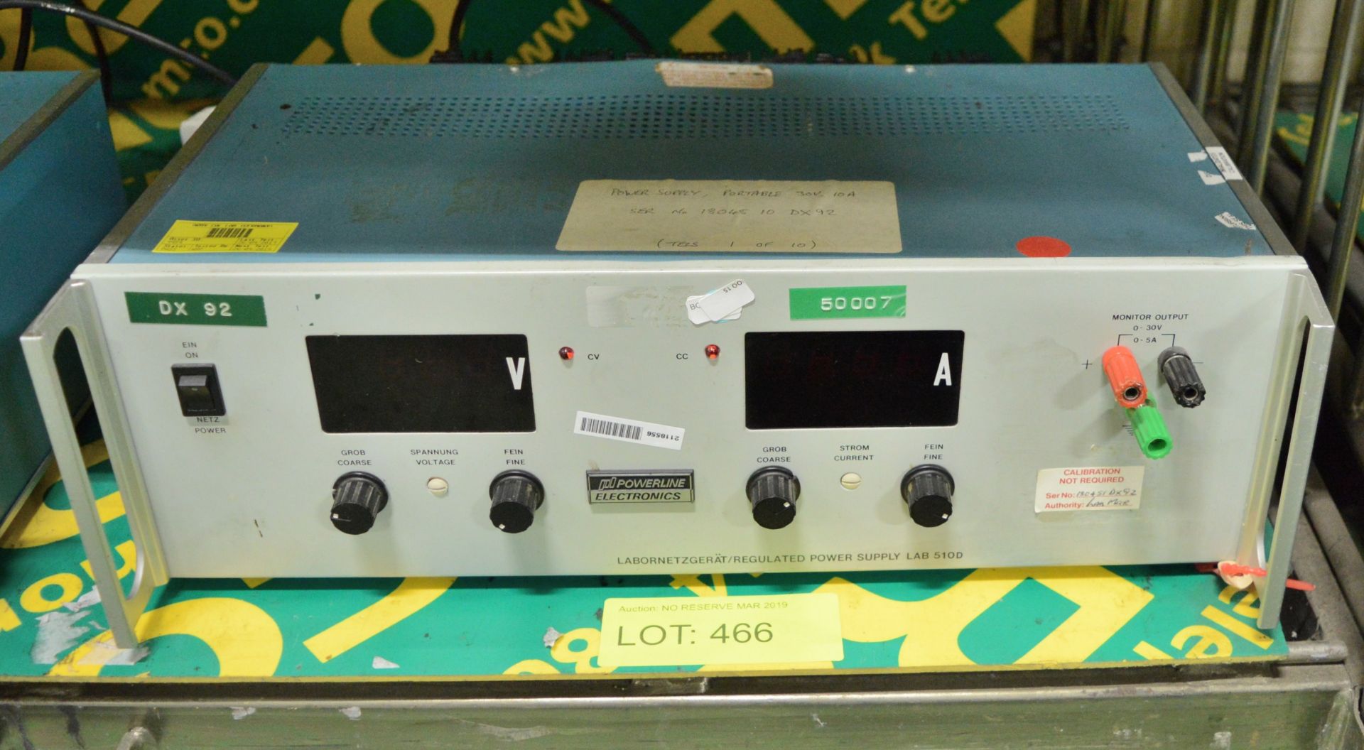 Lab 510D Regulated Power Supply.