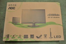 NOC e2350Sda 23" Flat Screen Monitor.