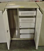 Varivane Locker with Internal Drawers L 720 x W 560 x H 890mm - Damage to one corner.