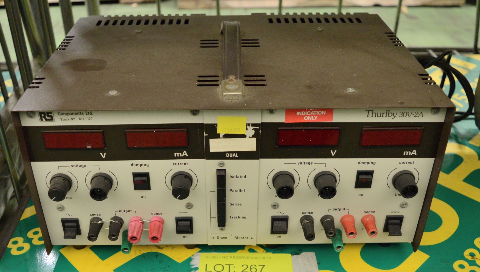 Thurlby PL30V-2A Dual Power Supply 30V 2A.
