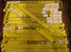 18x Boxes Welding Rods 1.6 x 1000mm 20% Chrome.