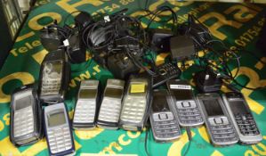 11x Nokia Mobile Phones & Chargers.