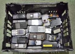 Approx 38x Mobile Phones & Batteries - Some backs missing.
