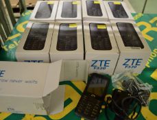 7x ZTE F320 Mobile Phone Boxed.