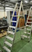 Aluminium Step Ladder - 7 Tread.
