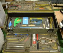 Large Multi-Part Toolkit in Carry Case - Some tools missing.