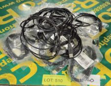 Approx 30x USB to USB Mini Leads.