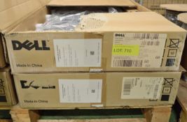 2x Dell 1U Rack Mount KMM Kit DP/N OTK9HH.