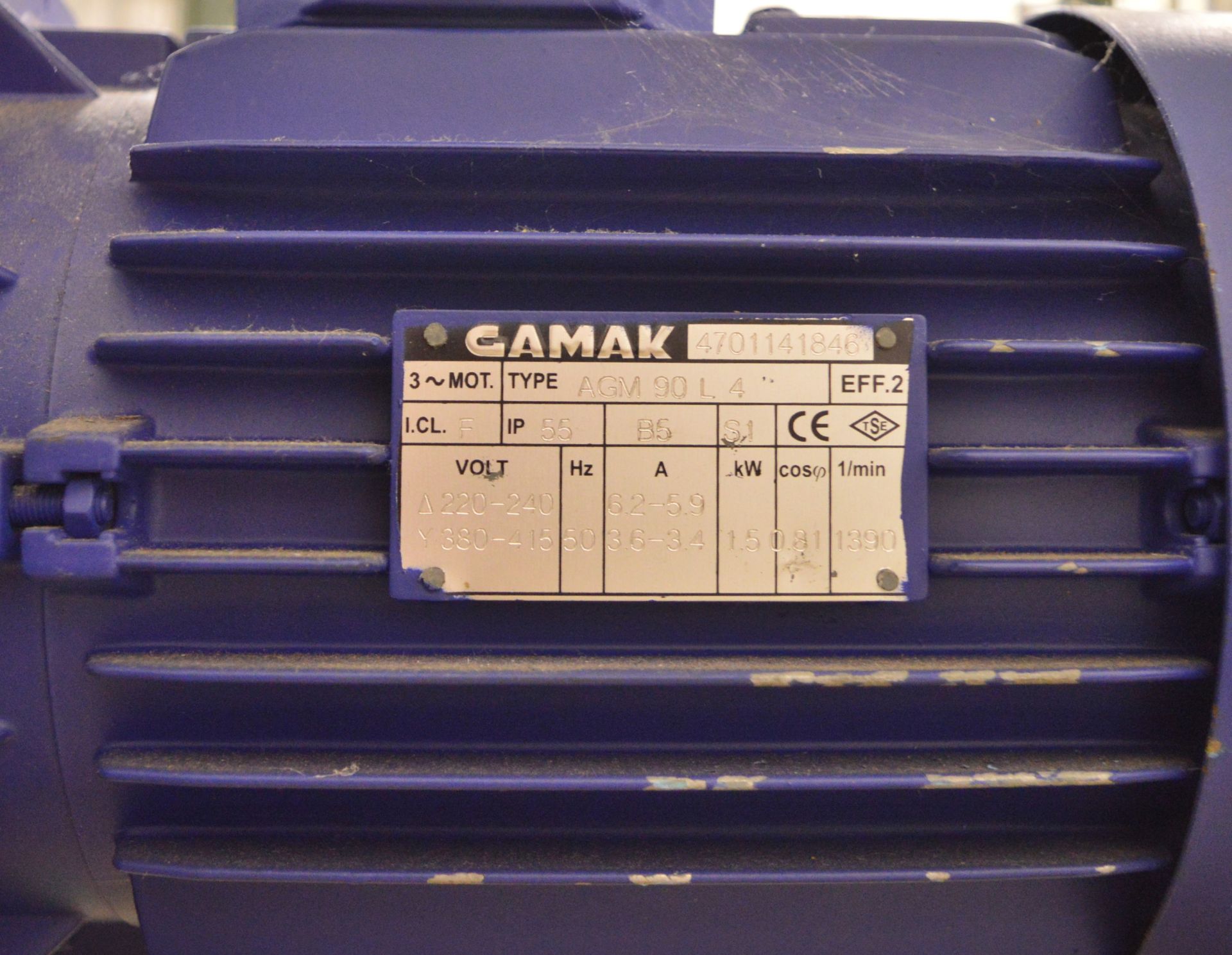 Camak Type AGM/90L4 & Renold JPM22 M 90 2.2 R 1 Gearbox. - Image 2 of 2