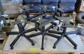 6x Office Chair Bases.