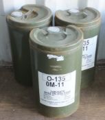 3x Fuchs OM-11 0-135 25ltr. COLLECTION FROM CROFT ONLY.