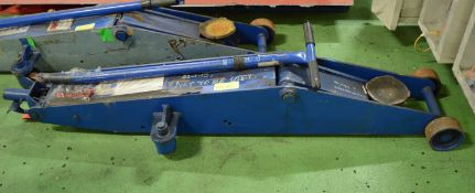 10 tonne Trolley Jack (blue).