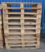 10x Standard Wooden Pallets 1200 x 1000mm.